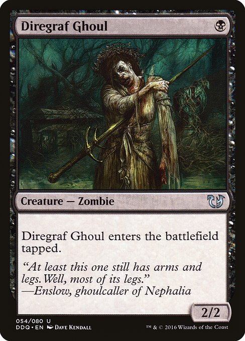 Diregraf Ghoul - Duel Decks: Blessed vs. Cursed Uncommon Card