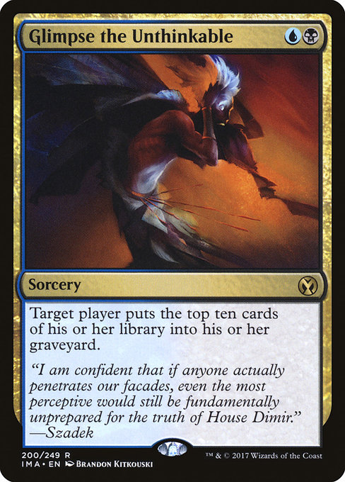 Glimpse the Unthinkable - Iconic Masters Rare Card