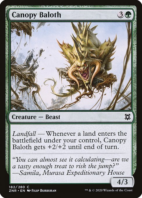 Canopy Baloth - Zendikar Rising Common Card