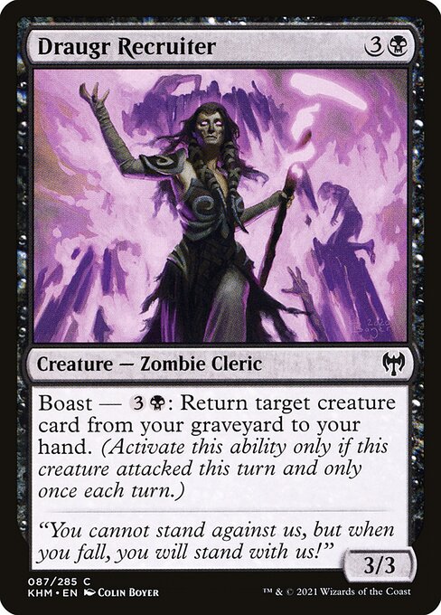 Draugr Recruiter - Kaldheim Common Card