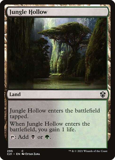 Jungle Hollow - Commander 2021 Common Card
