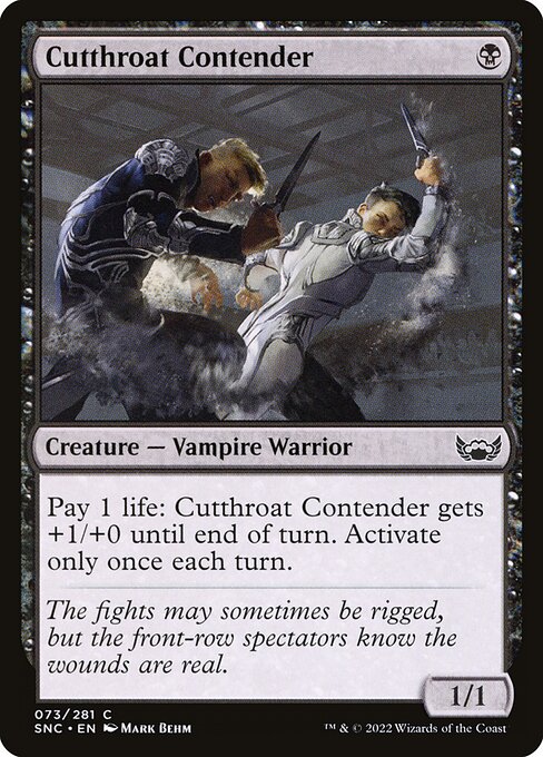 Cutthroat Contender - Streets of New Capenna Common Card