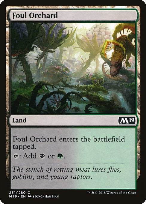 Foul Orchard - Core Set 2019 Common Card