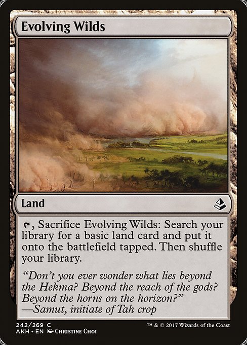 Evolving Wilds - Amonkhet Common Card