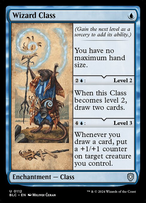 Wizard Class - Bloomburrow Commander Uncommon Card