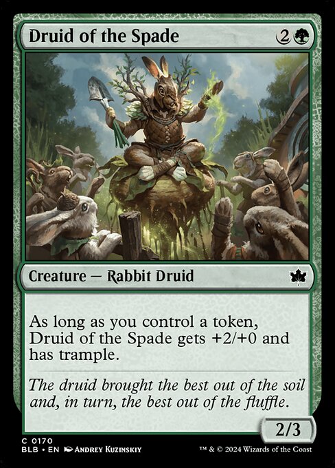 Druid of the Spade - Bloomburrow Common Card