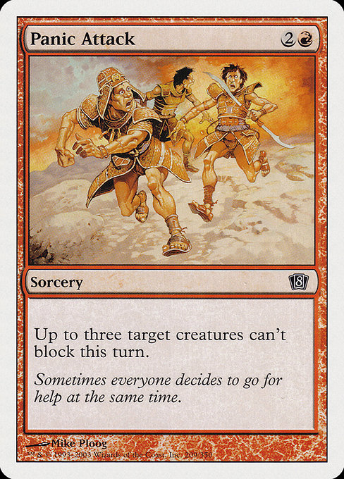 Panic Attack - Eighth Edition Common Card