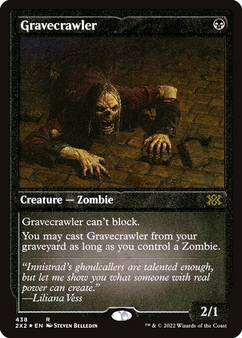Gravecrawler - Double Masters 2022 Rare Card