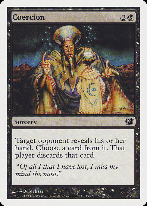 Coercion - Ninth Edition Common Card