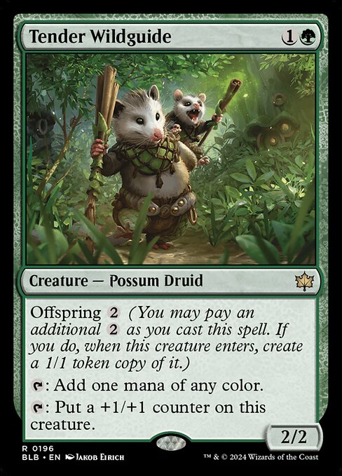Tender Wildguide - Bloomburrow Rare Card