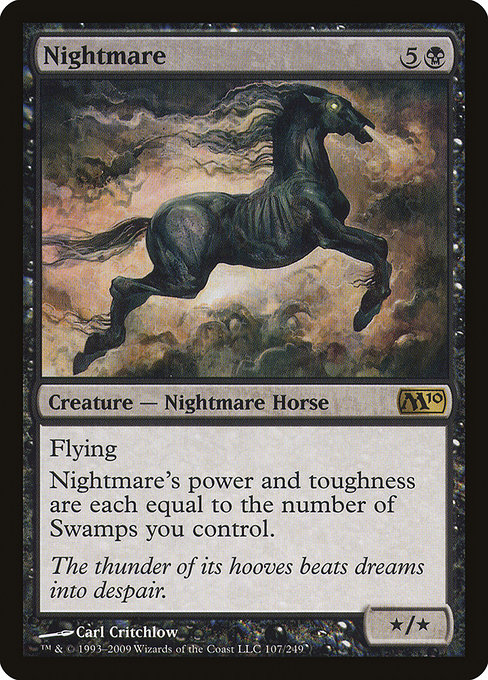 Nightmare - Magic 2010 Rare Card