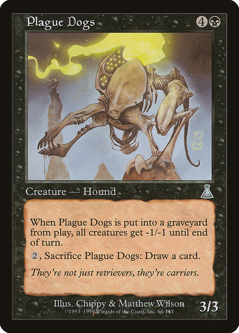 Plague Dogs - Urza's Destiny Uncommon Card