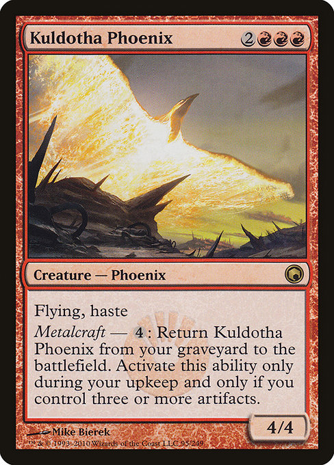 Kuldotha Phoenix - Scars of Mirrodin Rare Card
