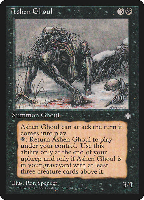 Ashen Ghoul - Ice Age Uncommon Card
