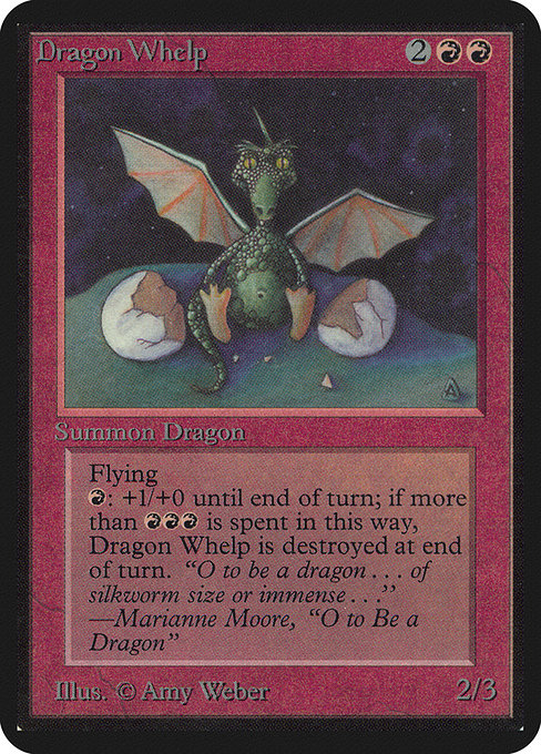Dragon Whelp - Limited Edition Alpha Uncommon Card
