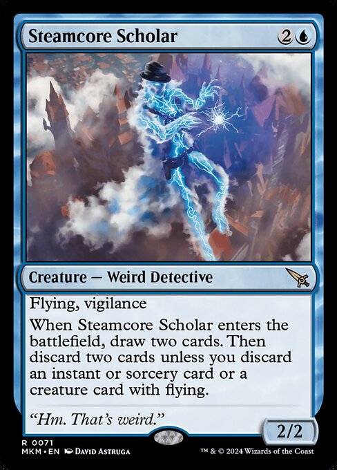 Steamcore Scholar - Murders at Karlov Manor Rare Card