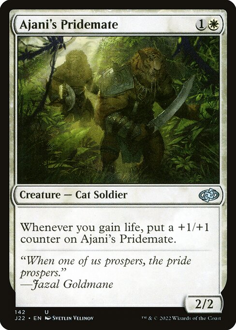 Ajani's Pridemate - Jumpstart 2022 Uncommon Card