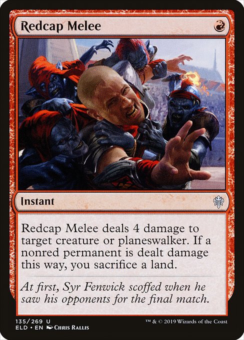 Redcap Melee - Throne of Eldraine Uncommon Card