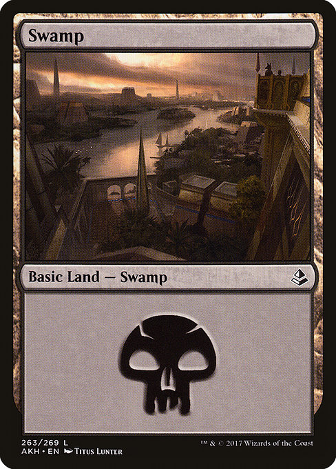 Swamp - Amonkhet Common Card