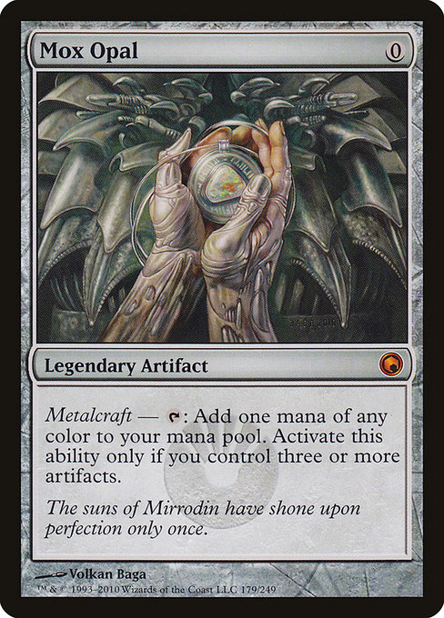 Mox Opal - Scars of Mirrodin Mythic Card