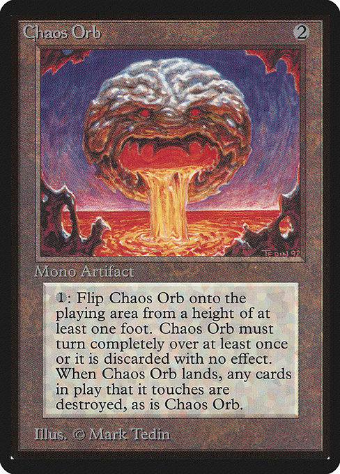 Chaos Orb - Limited Edition Beta Rare Card