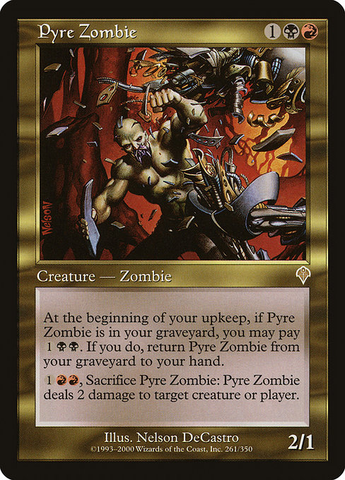 Pyre Zombie - Invasion Rare Card