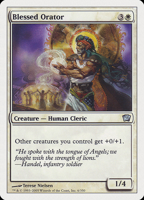Blessed Orator - Ninth Edition Uncommon Card