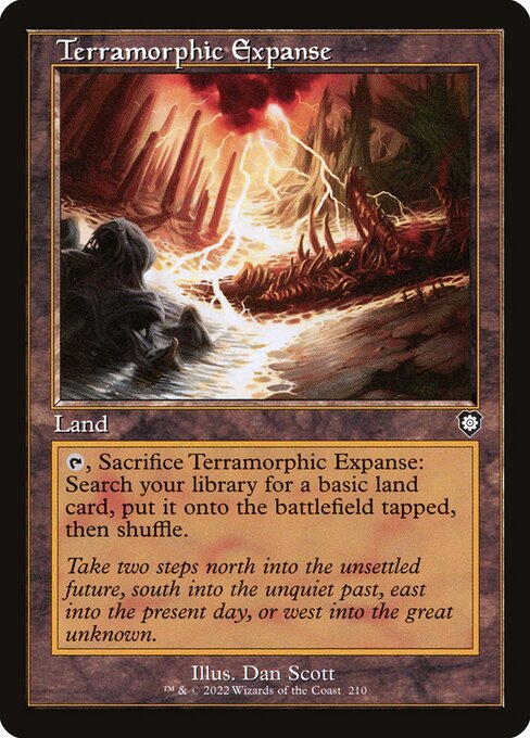 Terramorphic Expanse - The Brothers' War Commander Common Card
