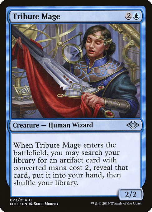 Tribute Mage - Modern Horizons Uncommon Card