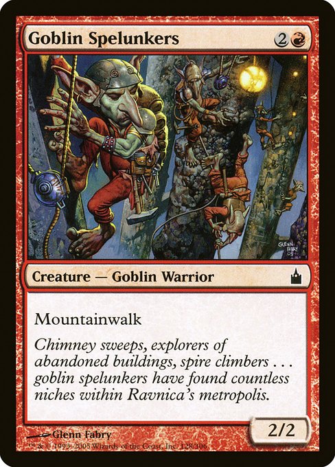 Goblin Spelunkers - Ravnica: City of Guilds Common Card