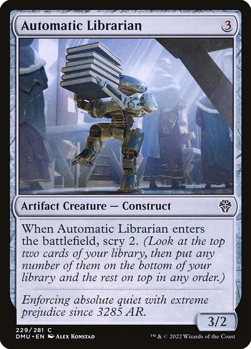 Automatic Librarian - Dominaria United Common Card