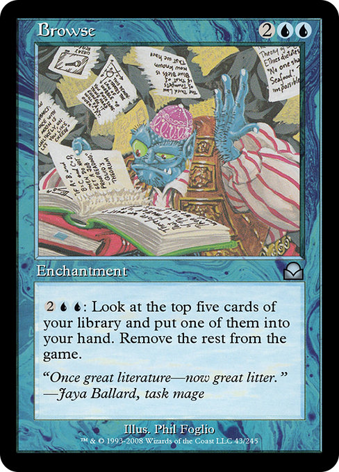 Browse - Masters Edition II Uncommon Card