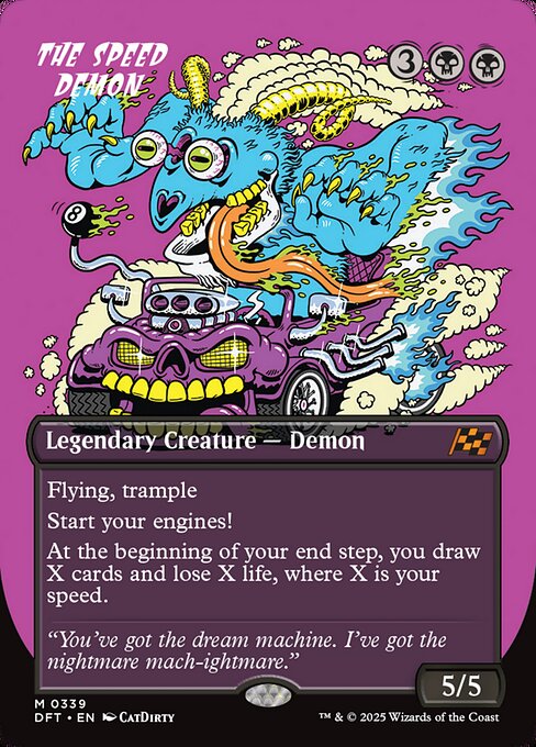 The Speed Demon - Aetherdrift Mythic Card