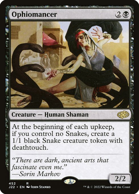 Ophiomancer - Jumpstart 2022 Rare Card