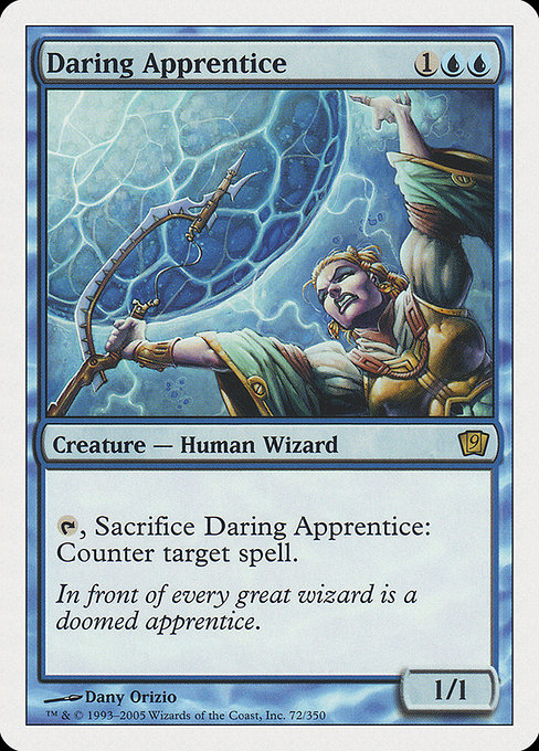 Daring Apprentice - Ninth Edition Rare Card