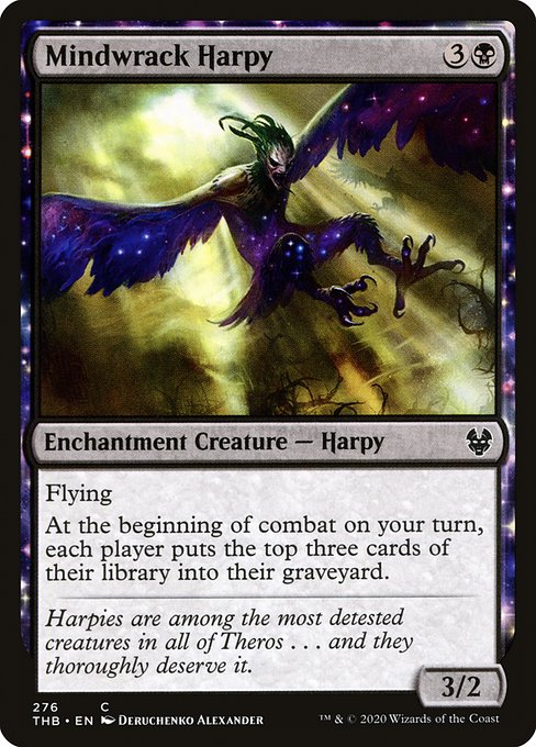Mindwrack Harpy - Theros Beyond Death Common Card