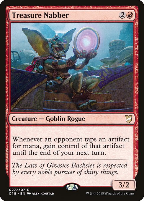 Treasure Nabber - Commander 2018 Rare Card