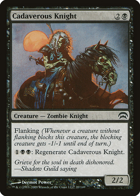 Cadaverous Knight - Planechase Common Card