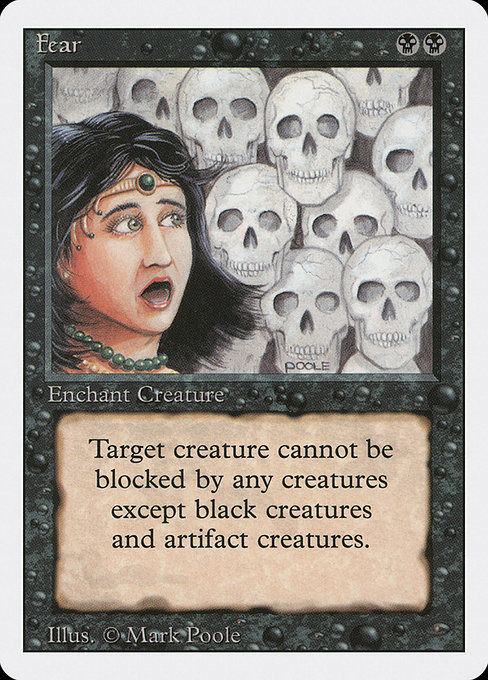 Fear - Revised Edition Common Card