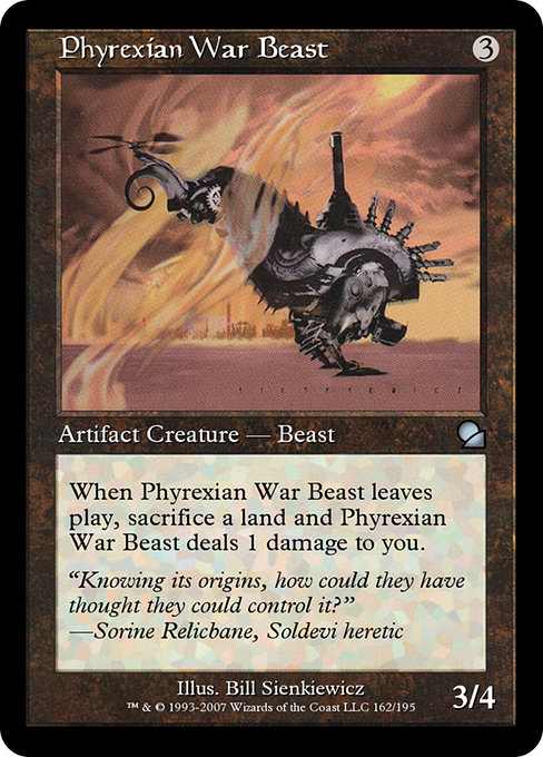 Phyrexian War Beast - Masters Edition Uncommon Card