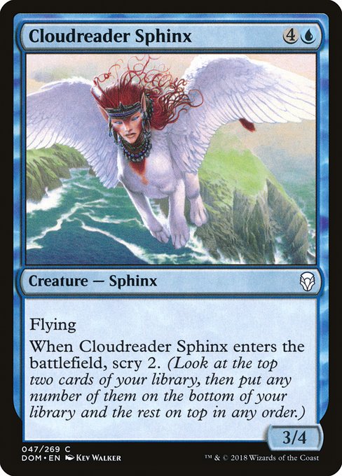 Cloudreader Sphinx - Dominaria Common Card