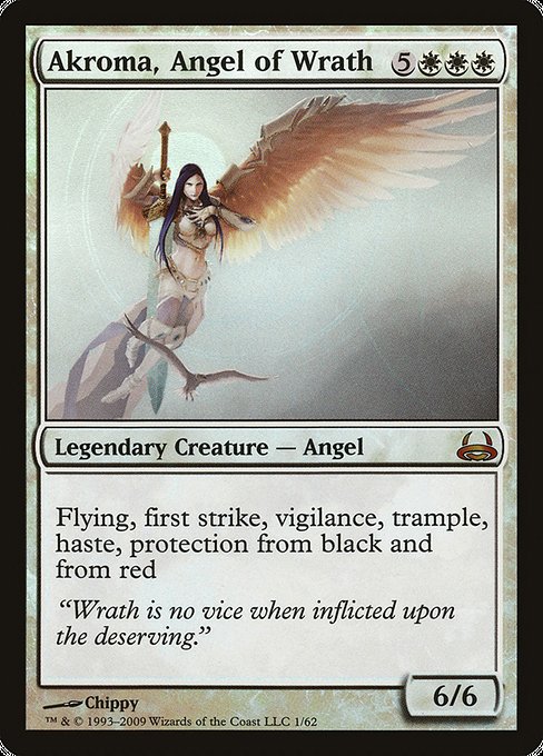 Akroma, Angel of Wrath - Duel Decks: Divine vs. Demonic Mythic Card
