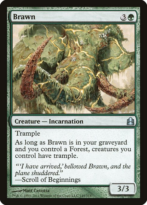 Brawn - Commander 2011 Uncommon Card