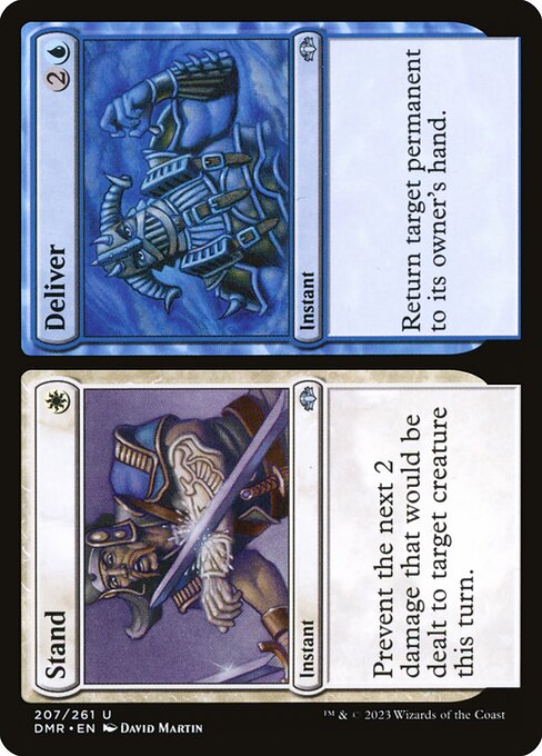 Stand // Deliver - Dominaria Remastered Uncommon Card