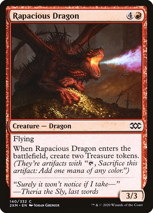 Rapacious Dragon - Double Masters Common Card