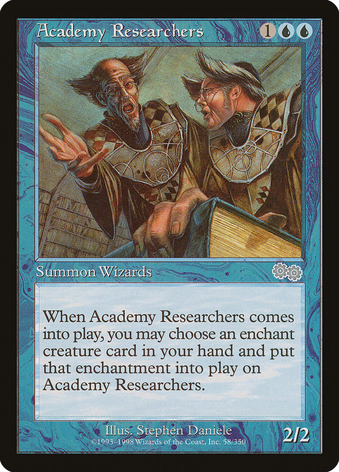 Academy Researchers - Urza's Saga Uncommon Card