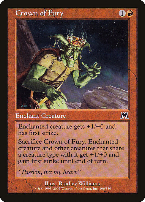Crown of Fury - Onslaught Common Card