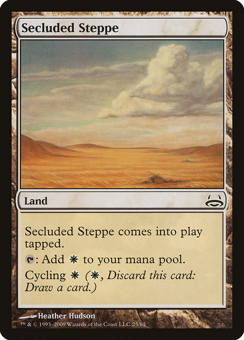 Secluded Steppe - Duel Decks: Divine vs. Demonic Common Card