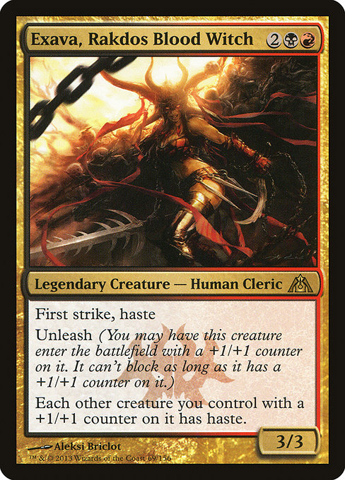 Exava, Rakdos Blood Witch - Dragon's Maze Rare Card