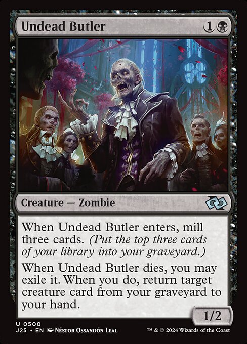 Undead Butler - Foundations Jumpstart Uncommon Card